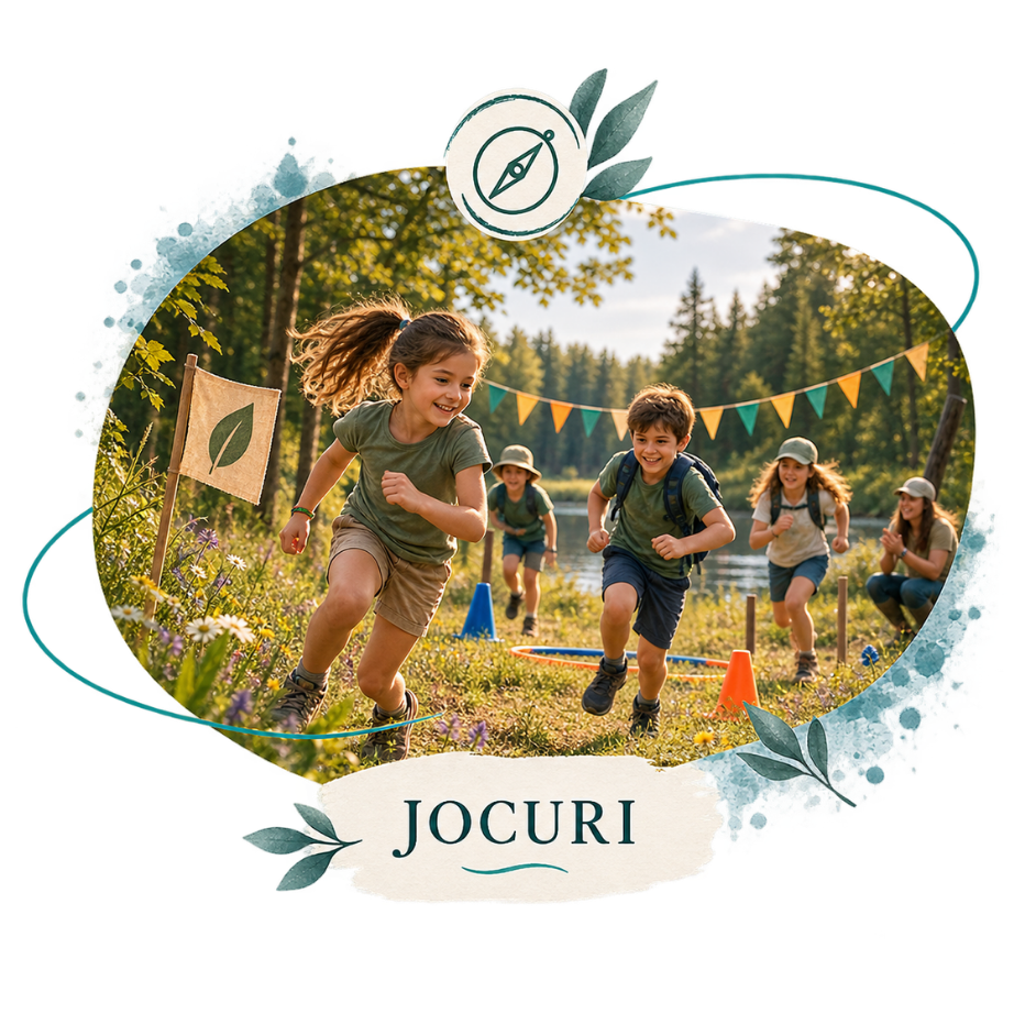 Jocuri în excursia de la Comana